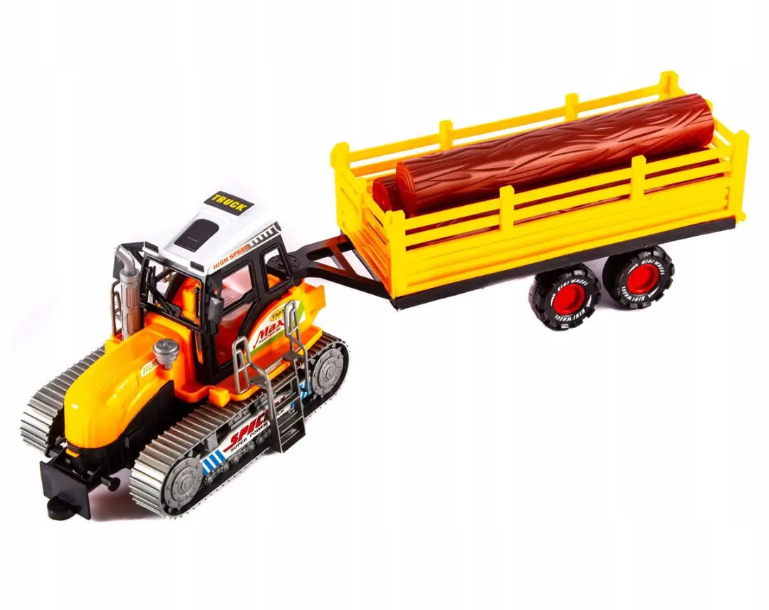 NIKKO Grote Boerentraktor met Aanhanger