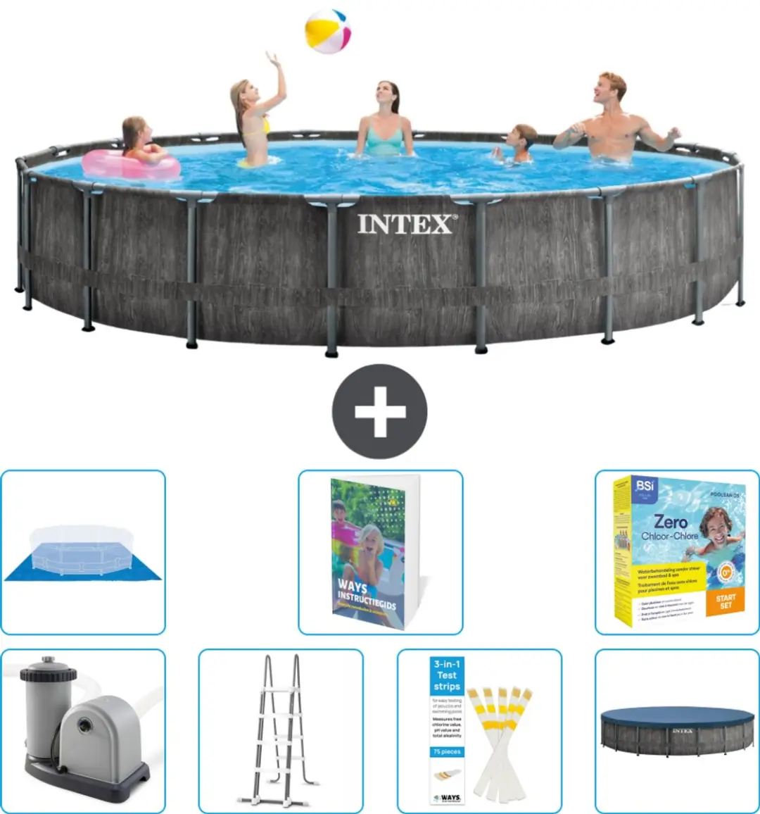 Intex Prism Frame Zwembad 549x122cm
