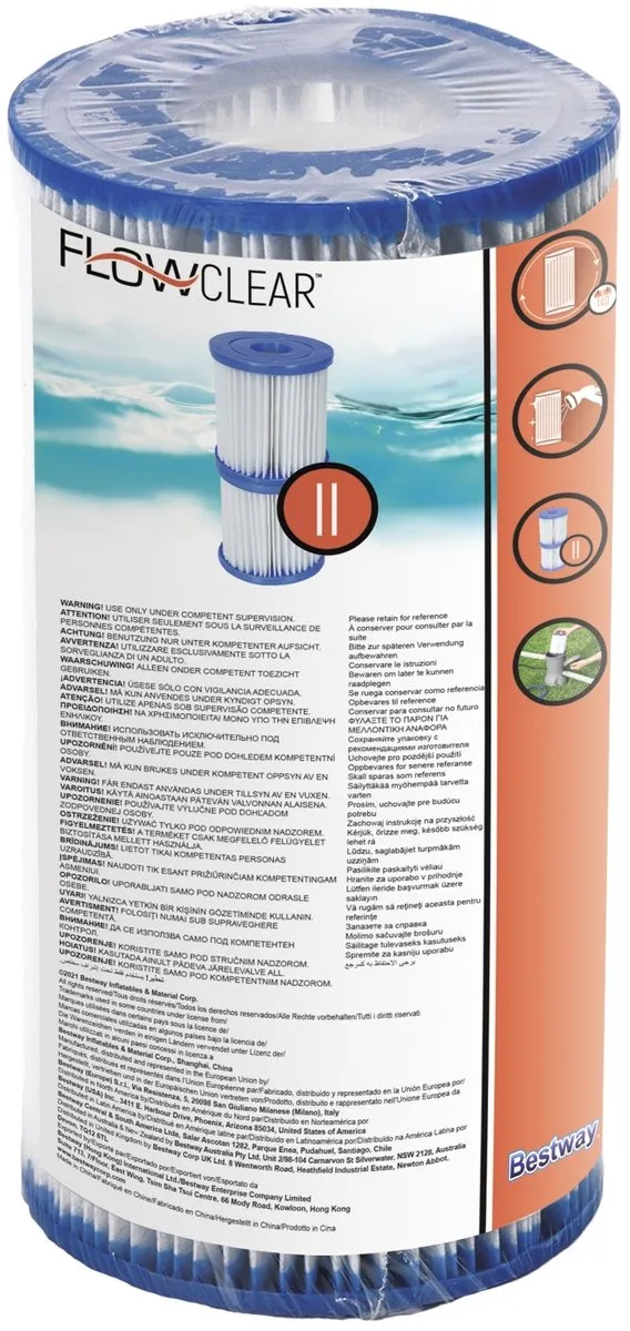 Bestway Flowclear Filterpatroon Type 2