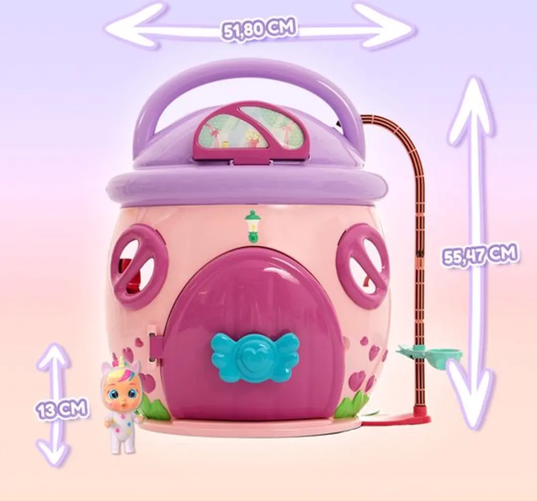 IMC Toys Cry Babies Magic Tears Dreamy's Poppenhuis - 3x AA