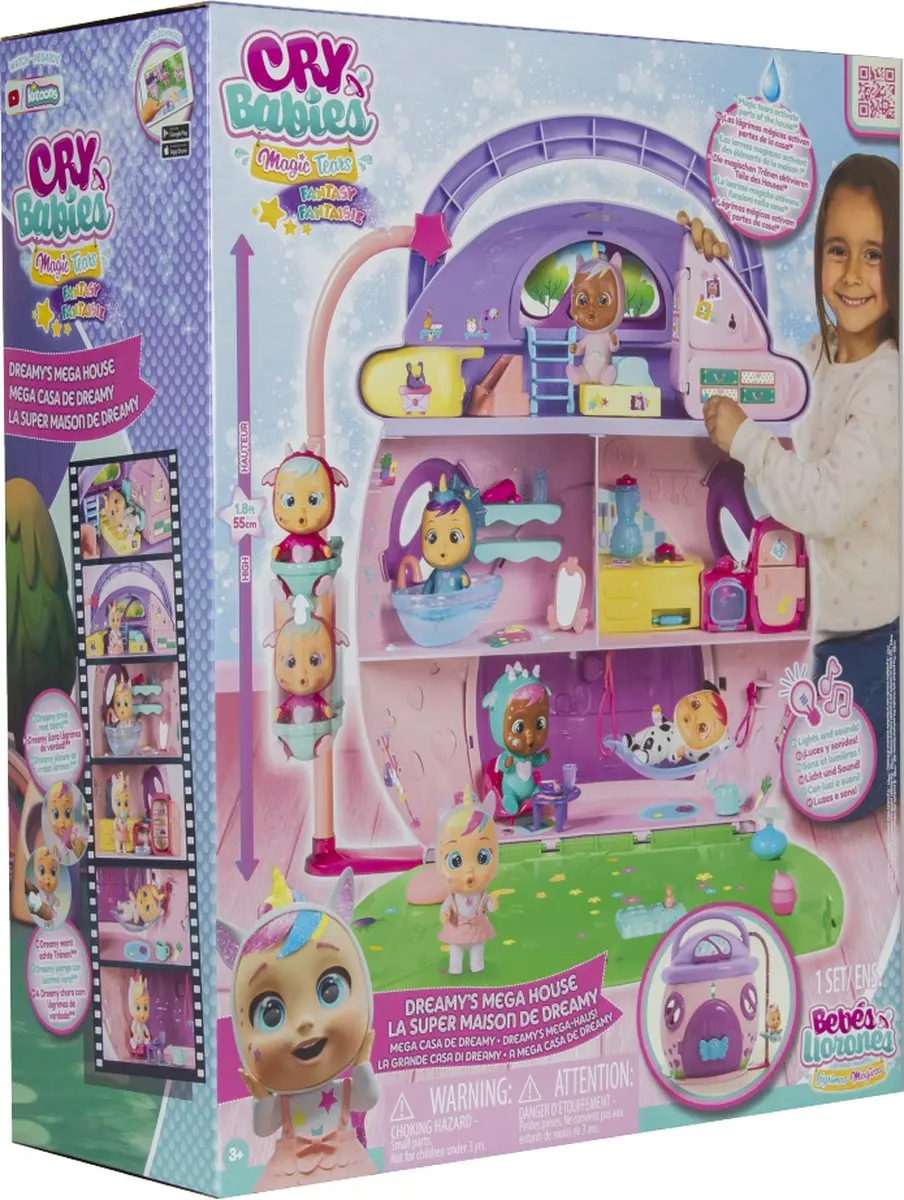 IMC Toys Cry Babies Magic Tears Dreamy's Poppenhuis