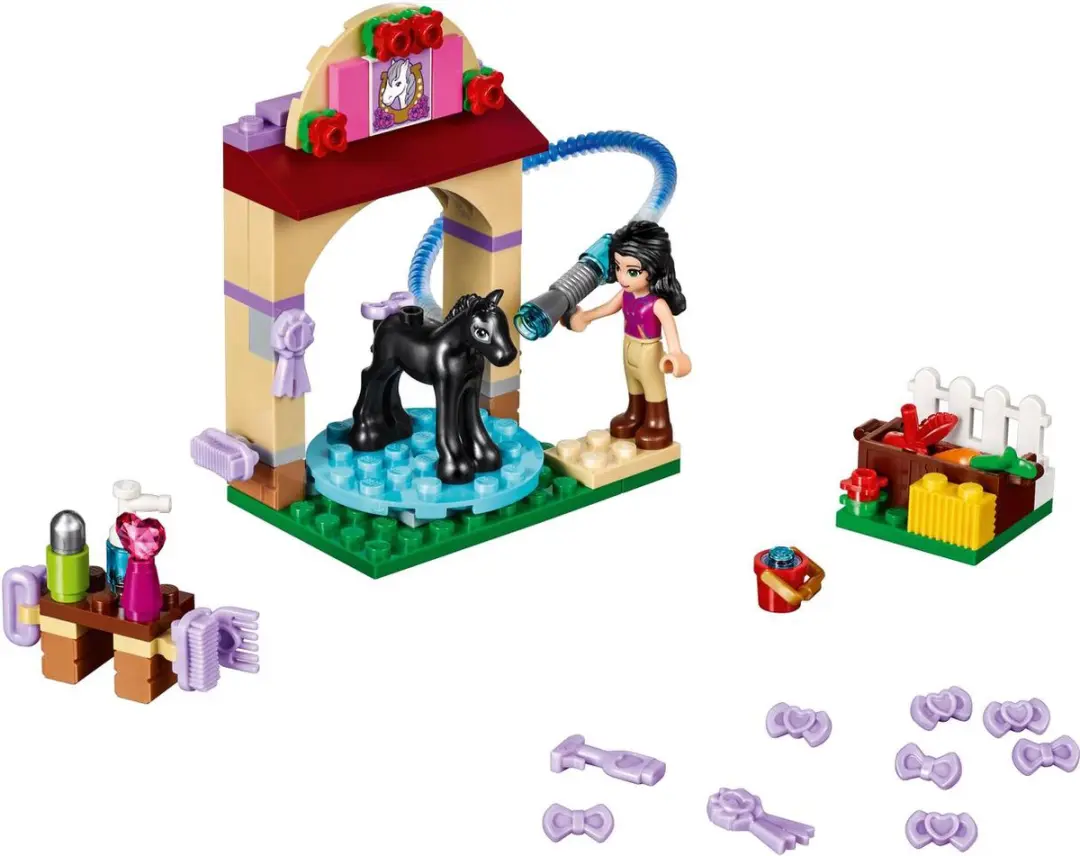 LEGO Veulen Wasplaats - 77 Stukken - Paars