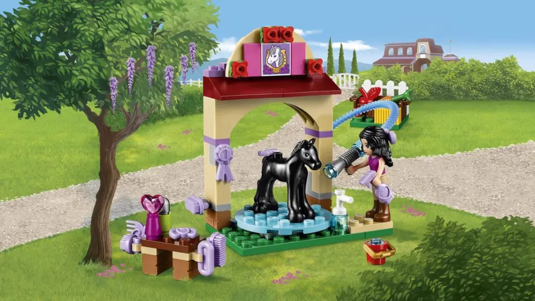 LEGO Veulen Wasplaats - 77 Stukken - Paars