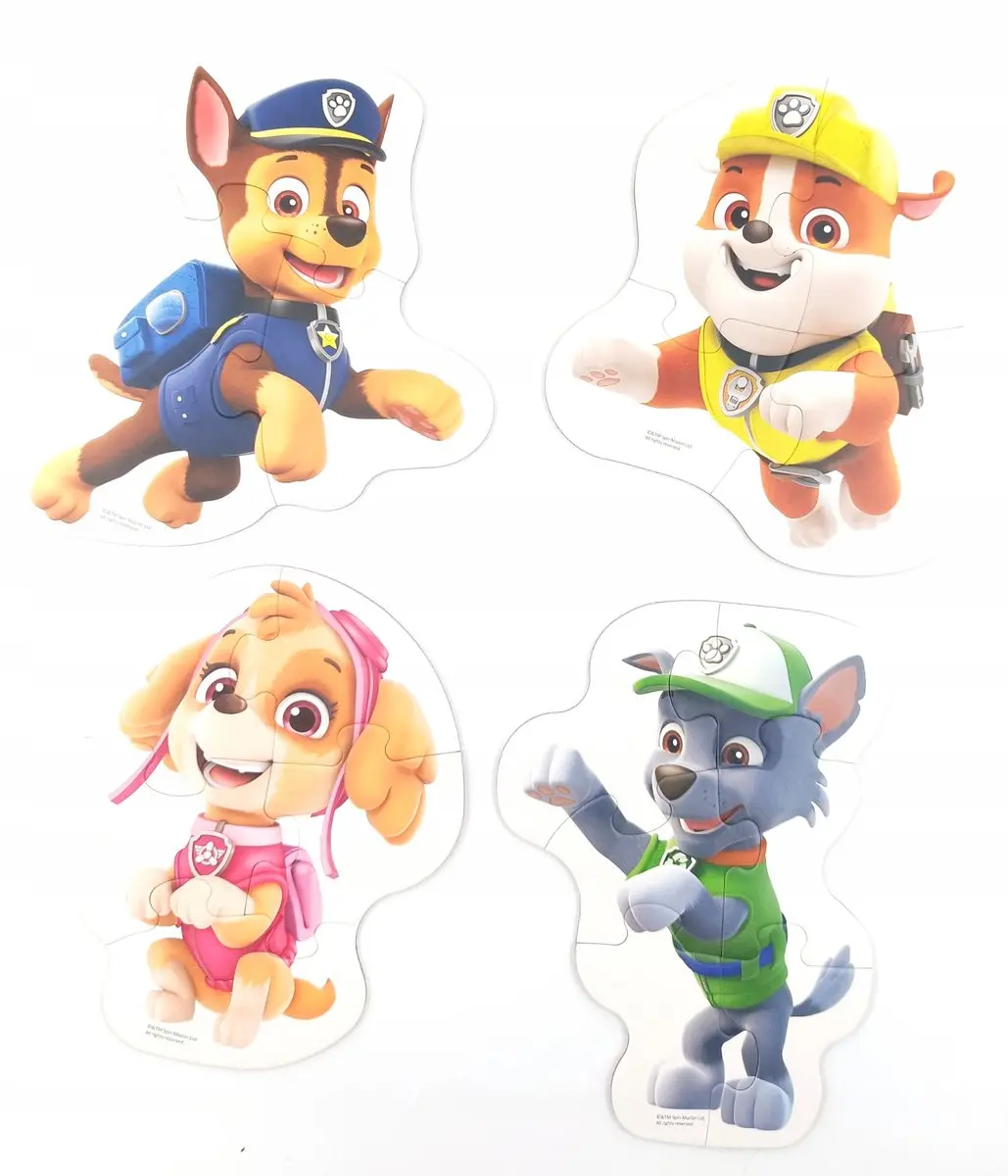 PAW Patrol Babypuzzel Chase Skye Rubble - 12 maanden - Multi