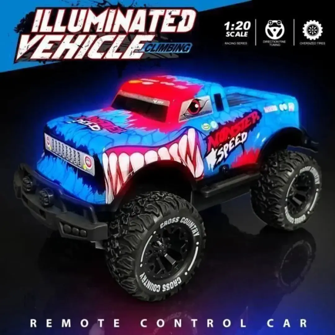 ECTEATOY Monster Truck RC Auto 2.4GHz - Blauw - afbeelding 6 van 6