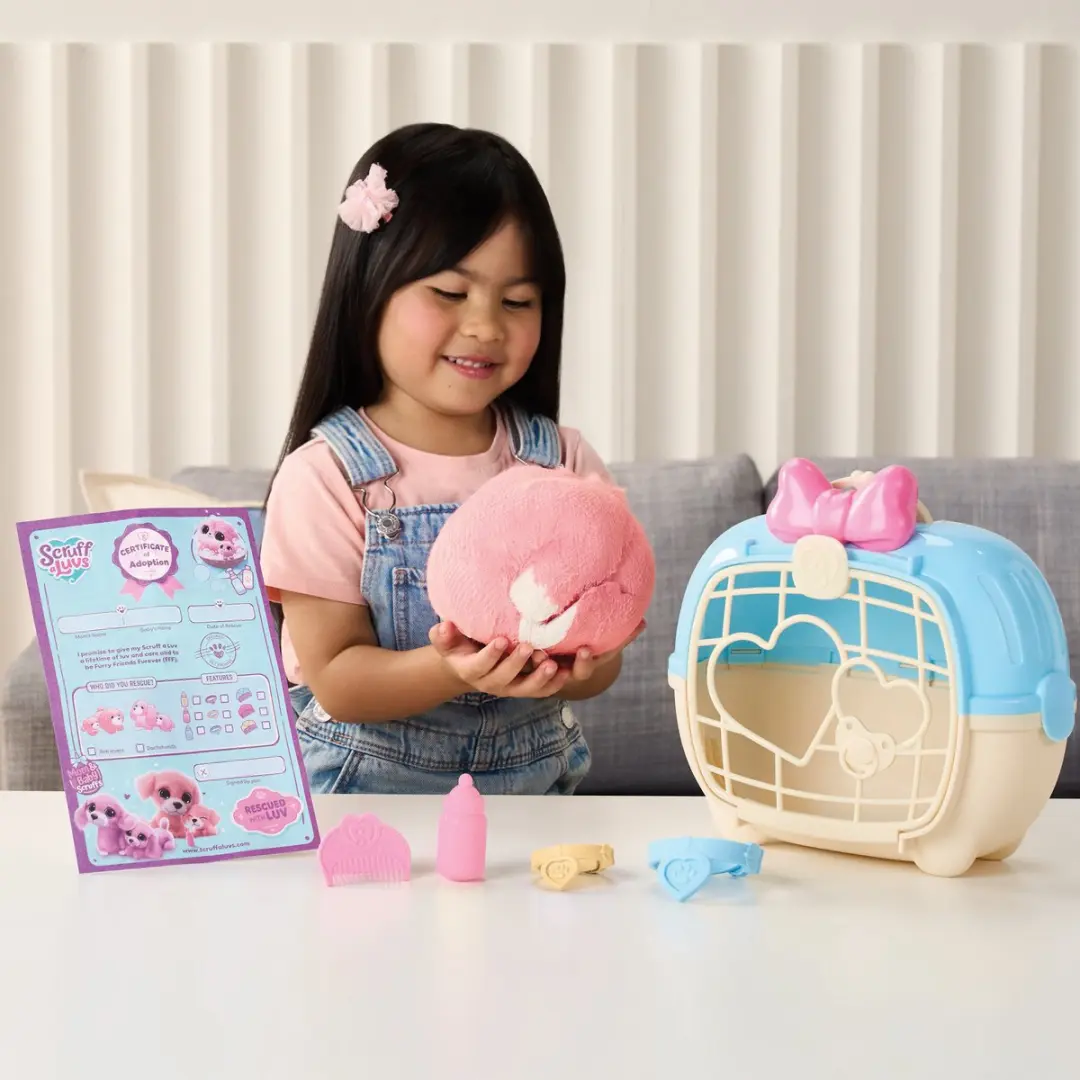Moose Toys Scruff a Luvs Mystery Knuffels Mama & Baby - Meerkleurig