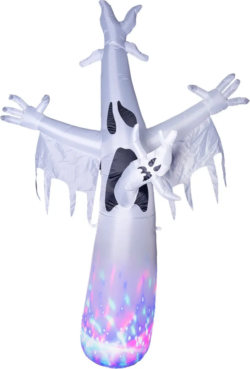Espa Opblaasbare Schreeuwende Spookdecoratie 245cm - Grijs/Wit
