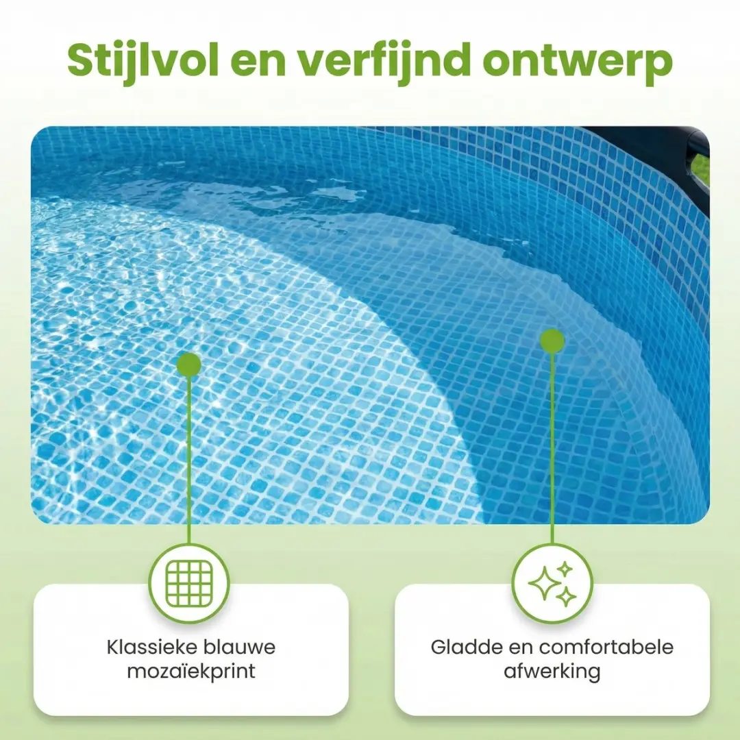 Bestway Steel Pro MAX Zwembad 549x122cm - 7-delig - Grijs