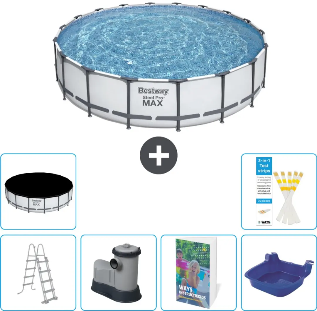 Bestway Steel Pro MAX Zwembad 549x122cm