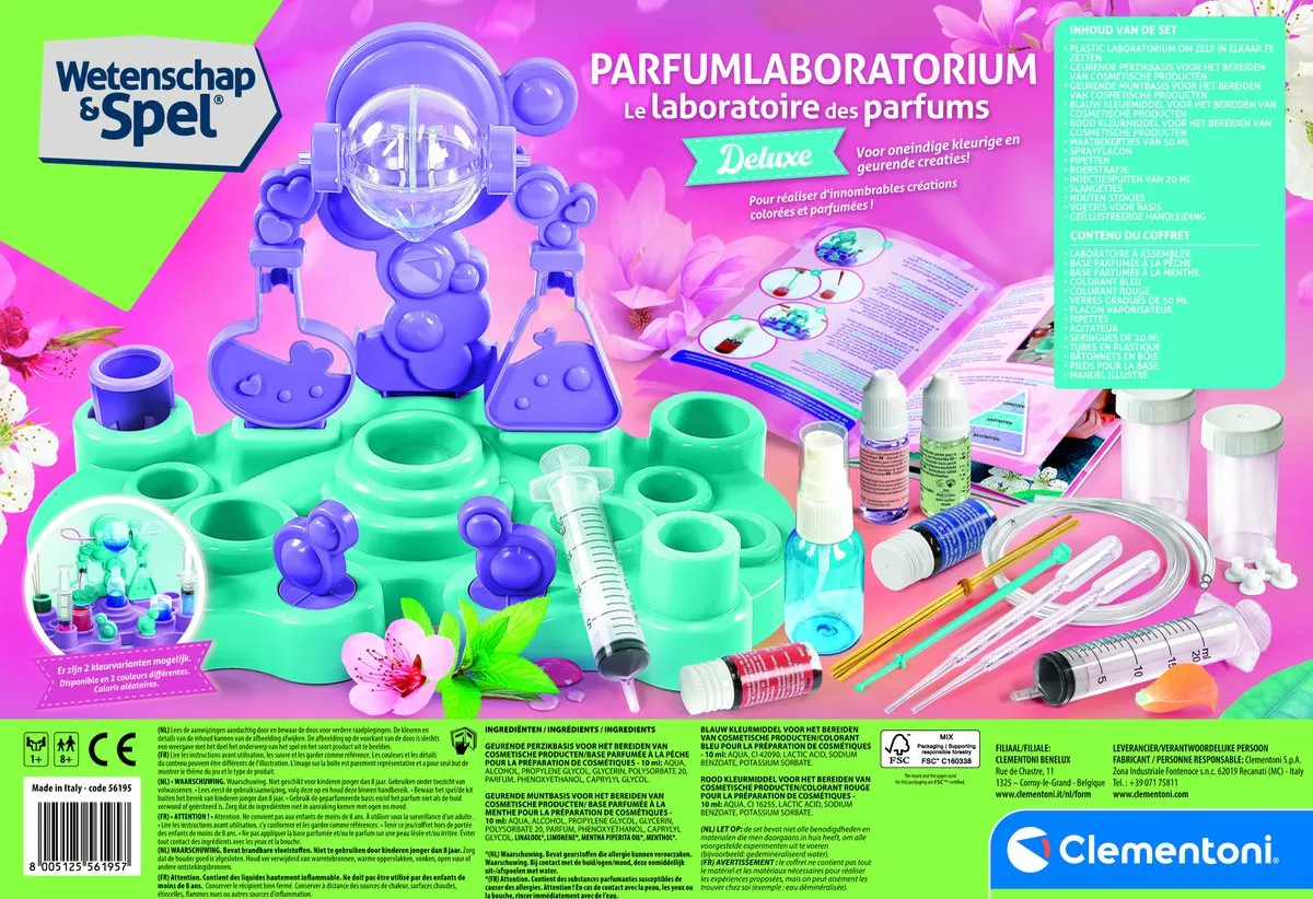 Clementoni Parfumlaboratorium 56195 - Experimenteerset - afbeelding 6 van 6