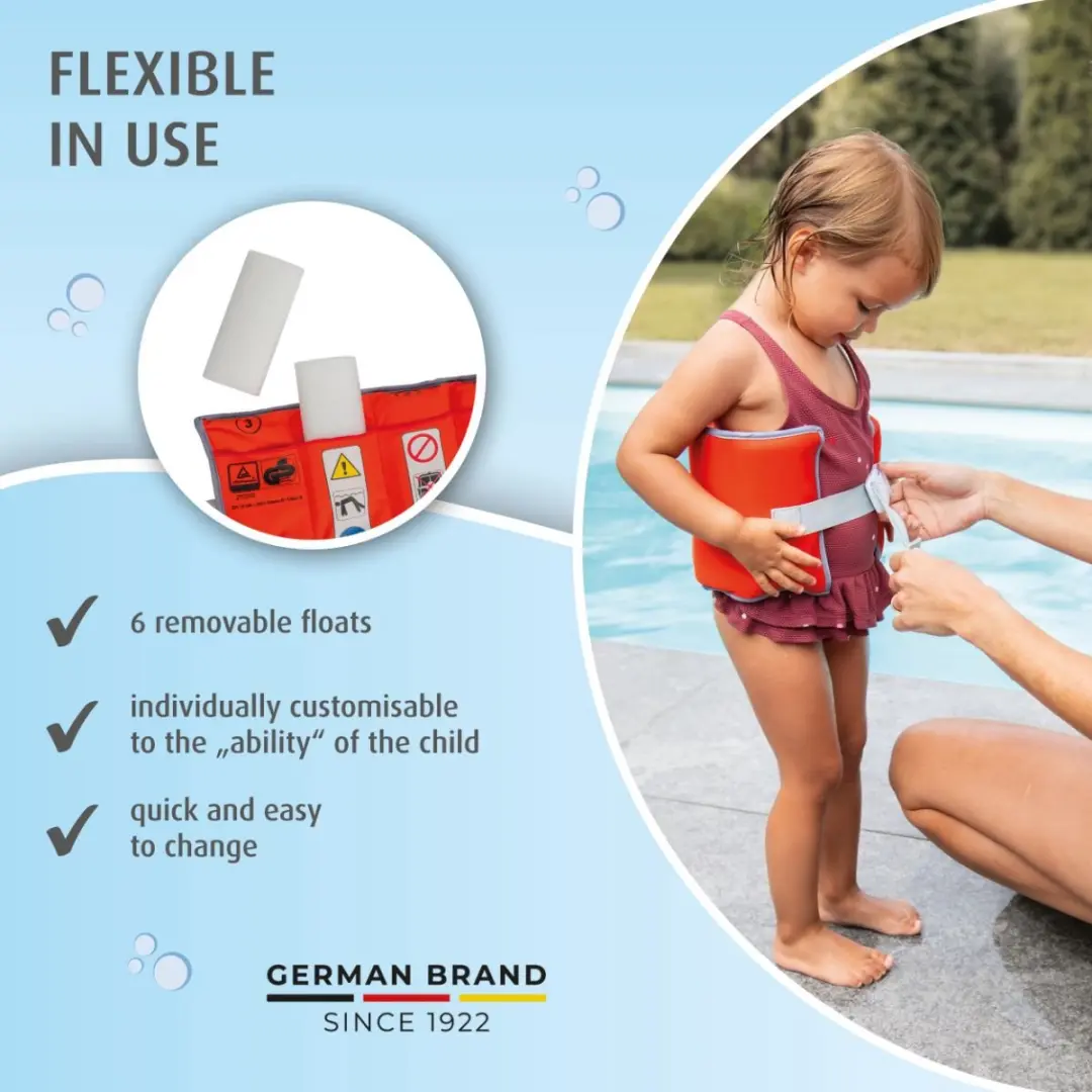 Reer Zwemgordel 15-30kg 2-6jr - Oranje/Rood