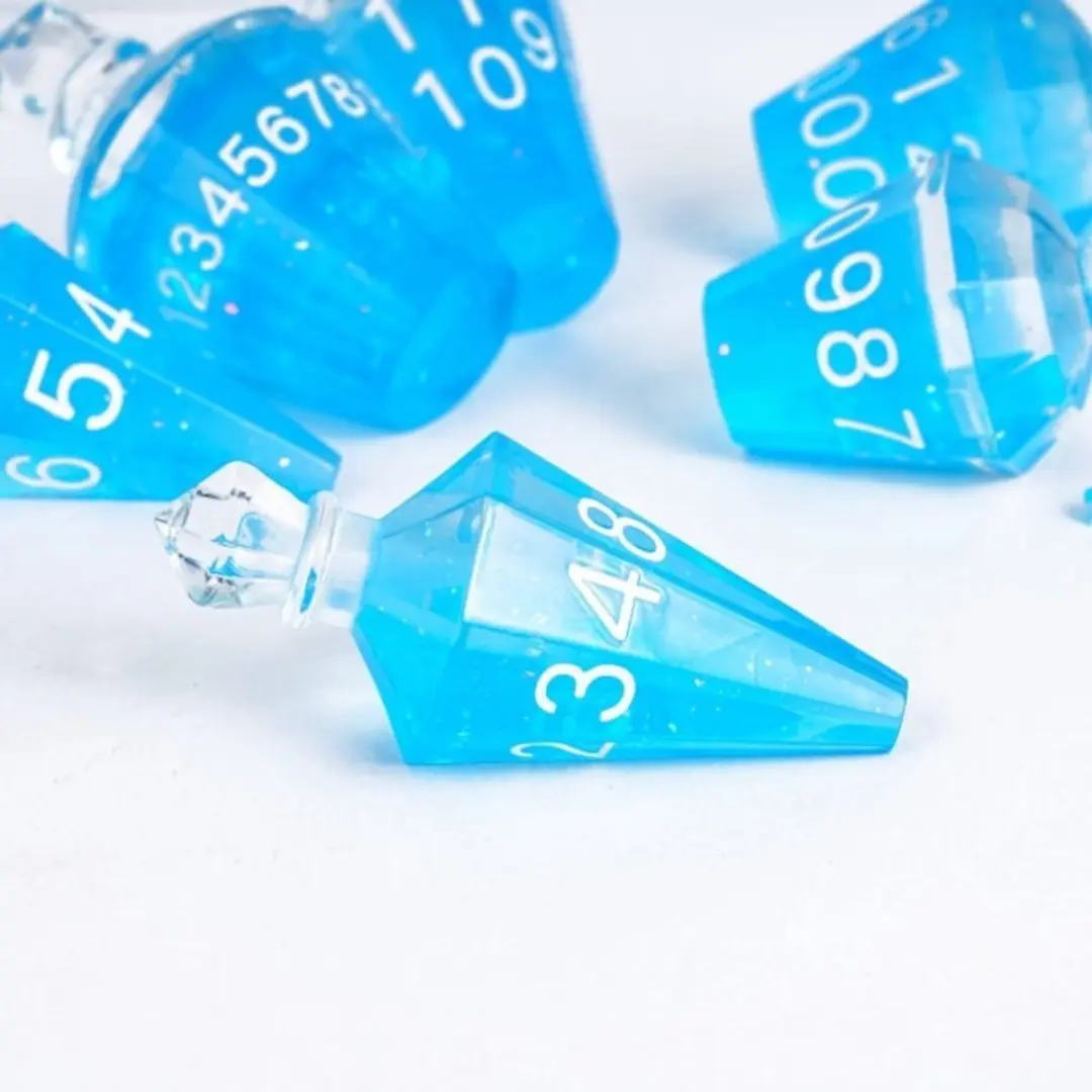 Lapi Toys D&D Potion Dice Set 7 Stuks - Blauw