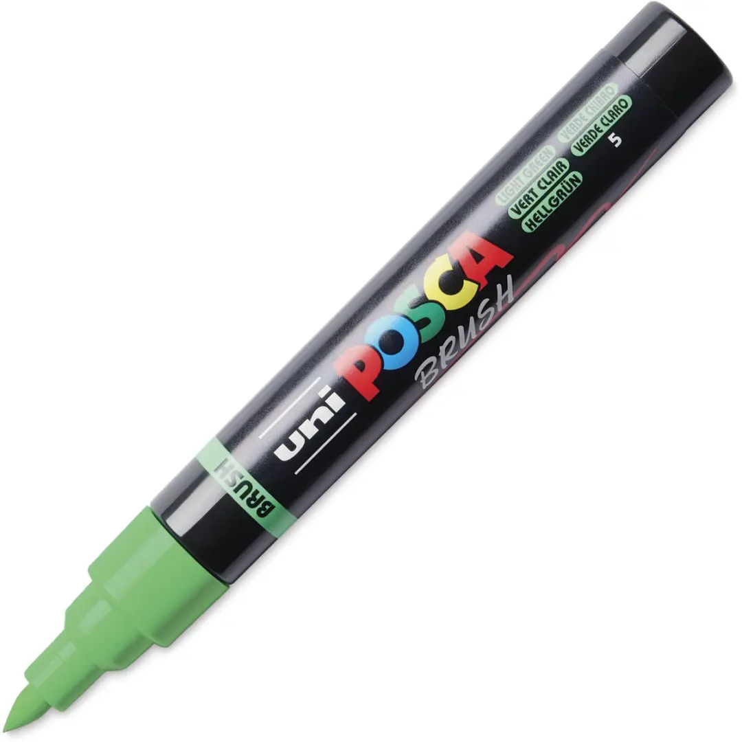 Posca PC-5BR Paintmarker - Lichtgroen - Blauwe inkt