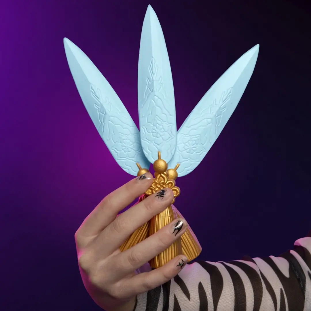 Hasbro Nerf KPop Demon Hunters Zoey Spirit Blades - Blauw/Goud