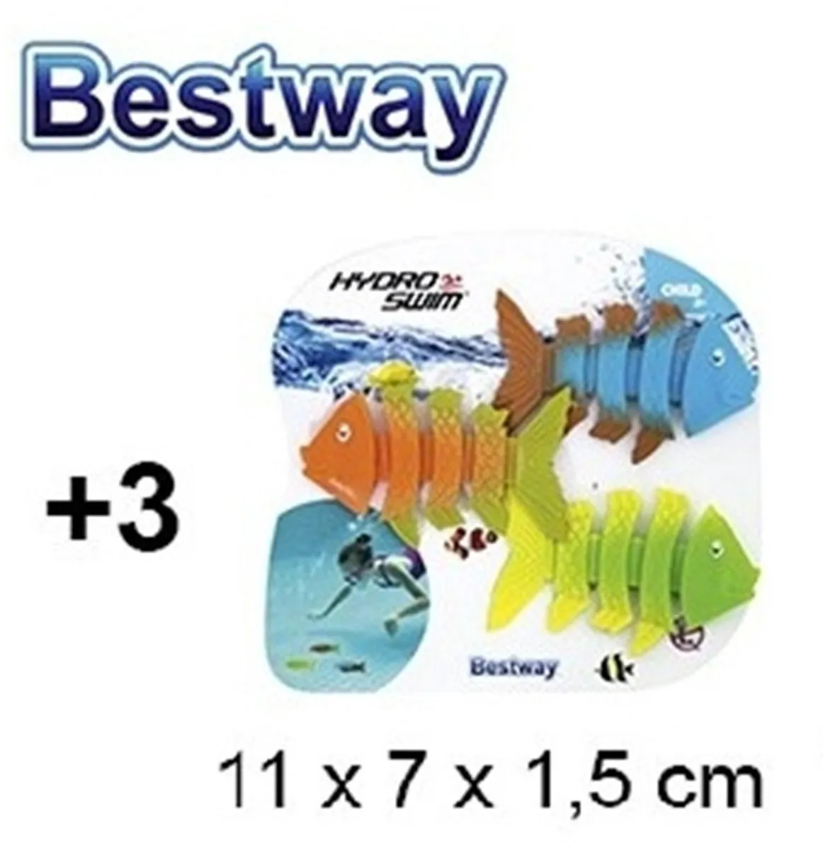 Bestway Duikringen Vissen - 6 Stuks - Multi