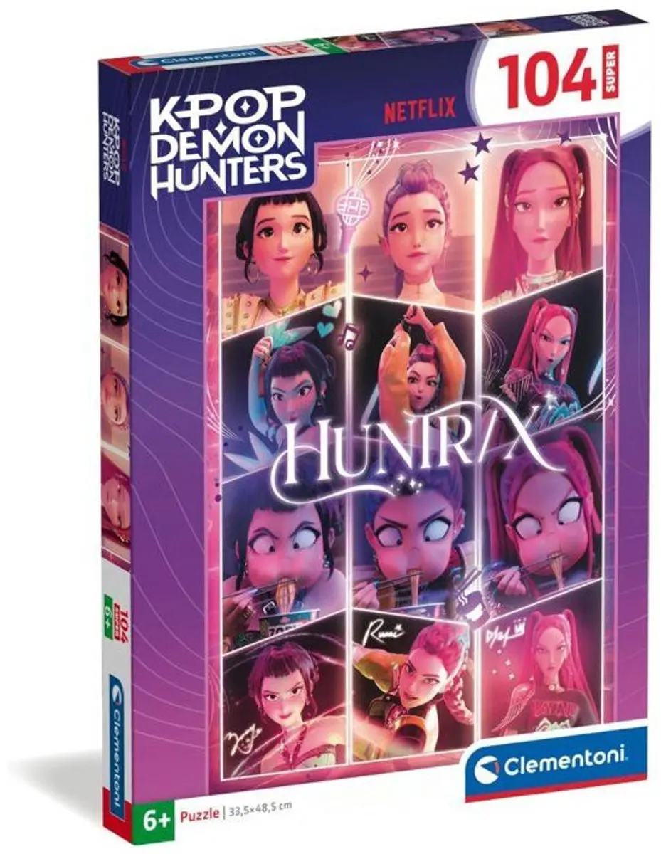 Clementoni K-Pop Demon Hunters Legpuzzel 104 Stuks - Maxi