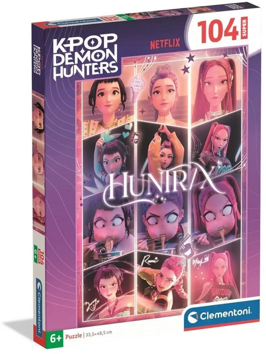 Clementoni K-Pop Demon Hunters Legpuzzel 104 Stuks - Maxi - afbeelding 6 van 6