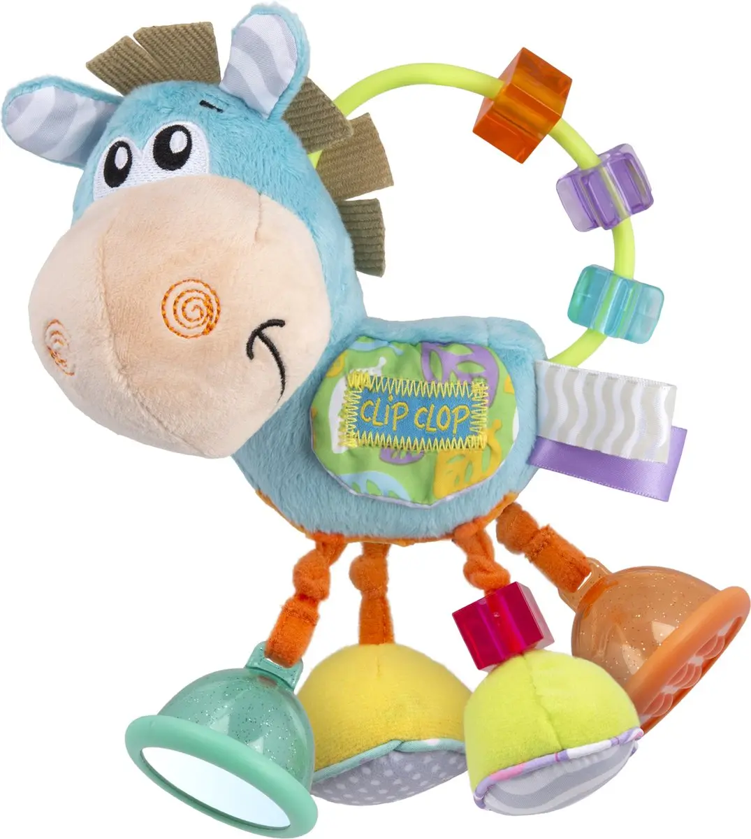 Playgro Clip Clop Rammelaar Blauw