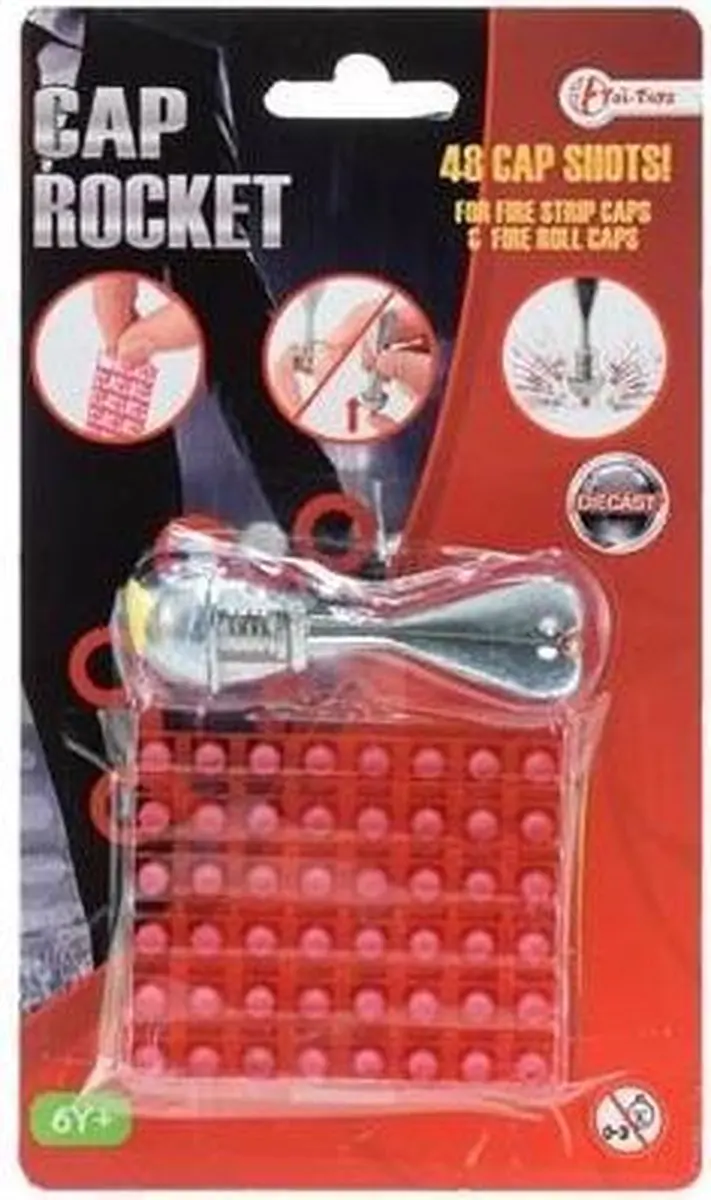 Toi-Toys Raket Diecast 6,5 cm - Zilver
