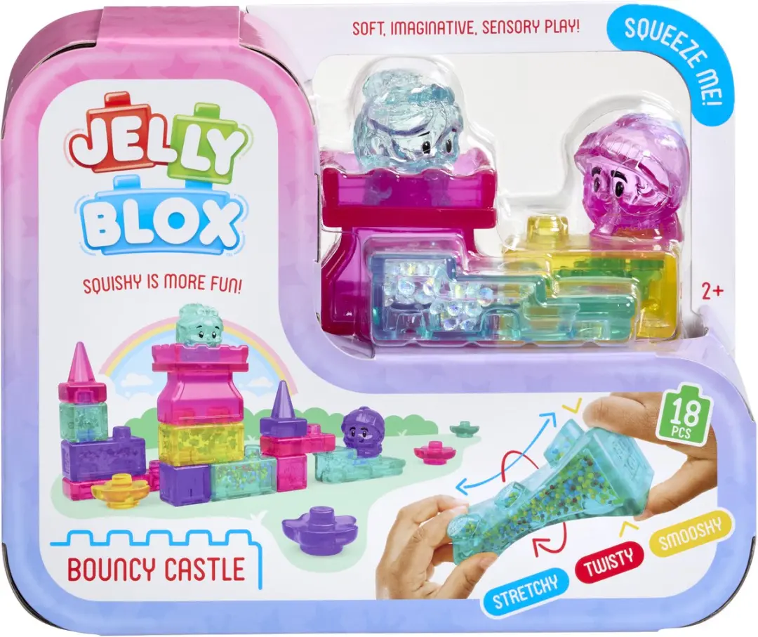 Goliath Jelly Blox Bouncy Castle Set - Zachte Bouwblokken 16-delig - Multikleur - afbeelding 4 van 6