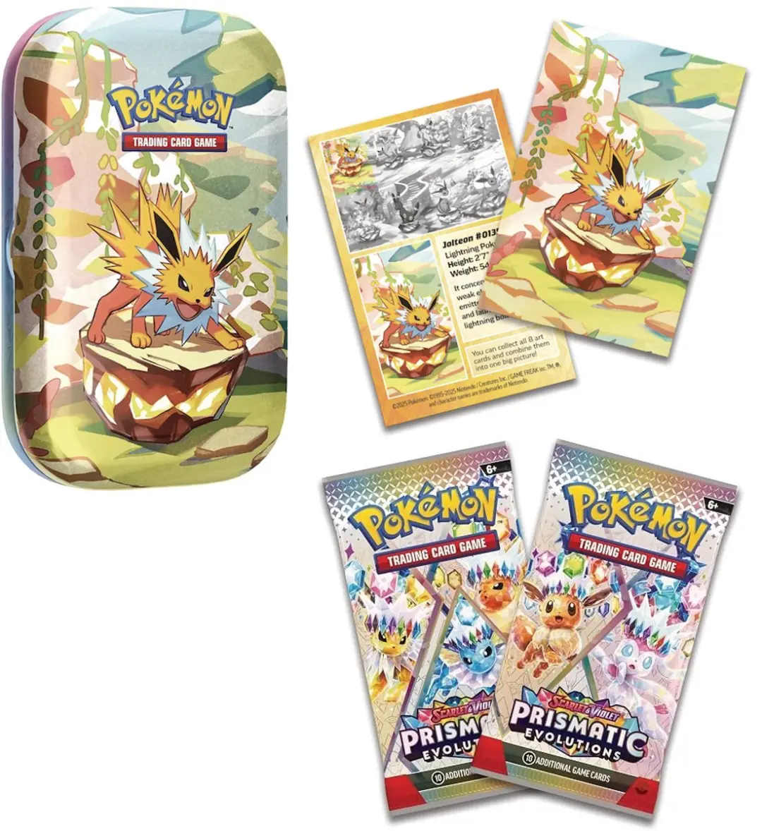 Pokémon Jolteon Tin Prismatic Evolutions