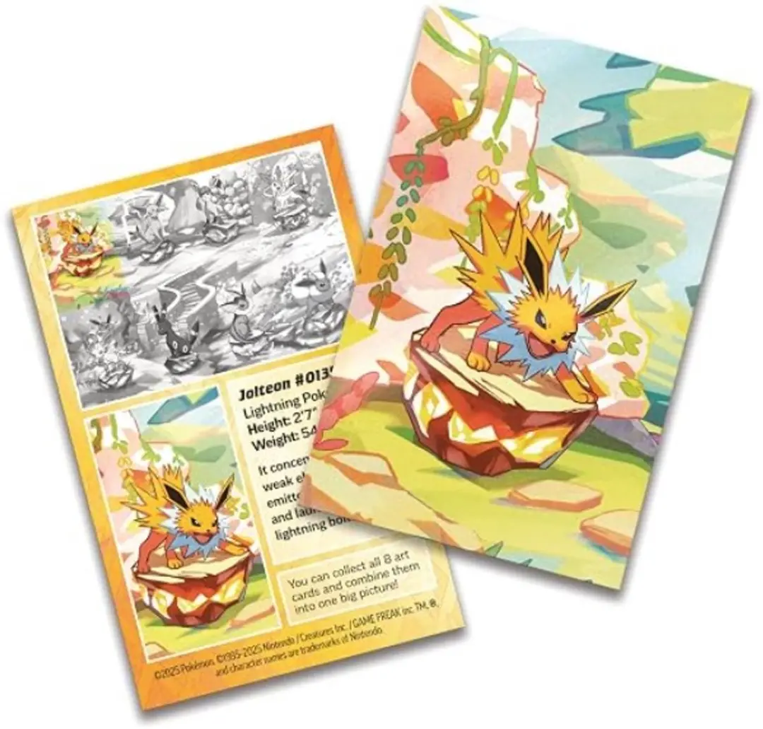 Pokémon Jolteon Tin Prismatic Evolutions - 20 Kaarten