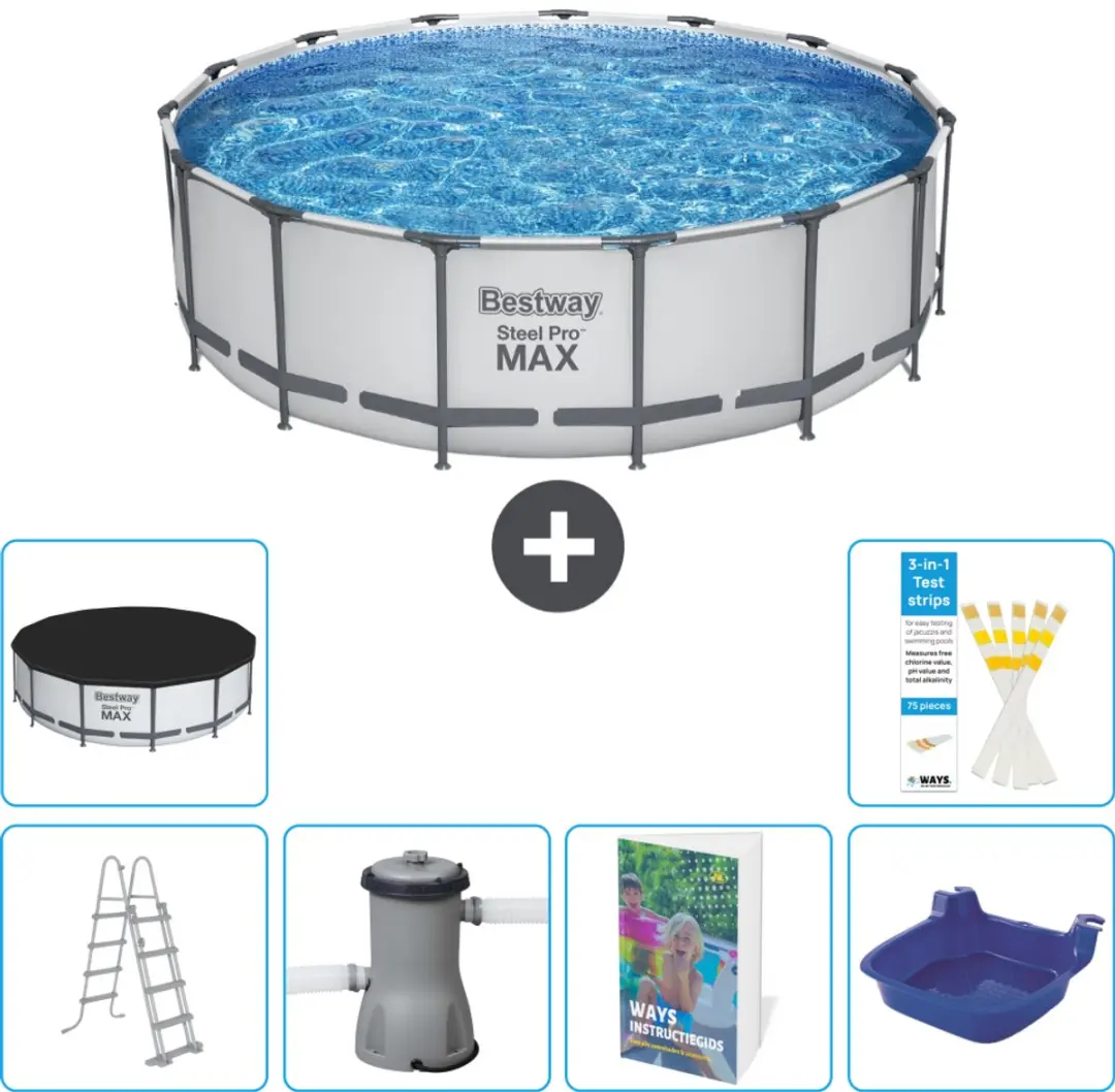 Bestway Steel Pro MAX Zwembad 457x122cm