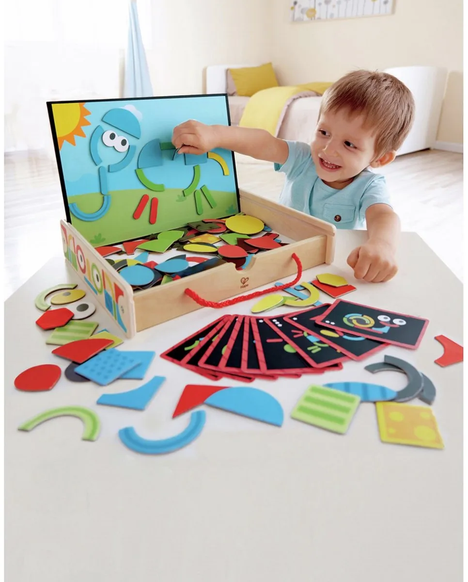 Hape E1631 Magnetische Kunstbox - 104 Stuks - Veelkleurig - afbeelding 6 van 6