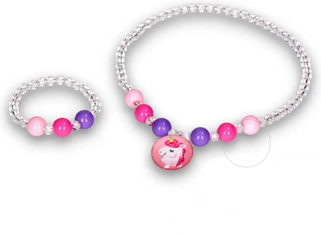 Unicorn Eenhoorn Halsketting & Armband Set