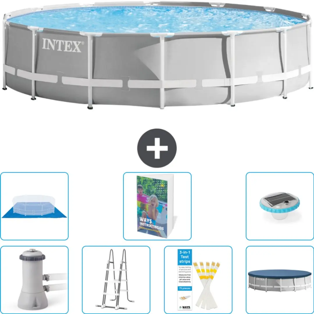 Intex Rond Prism Frame Zwembad 427x107cm