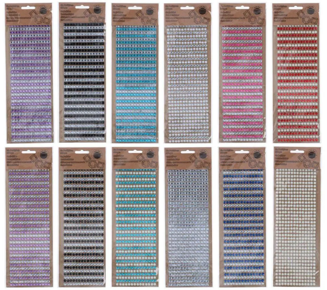 ThimToys Stickervel Diamanten - 1 Vel
