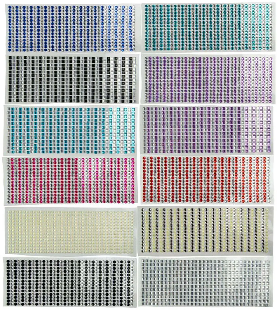 ThimToys Stickervel Diamanten - 1 Vel