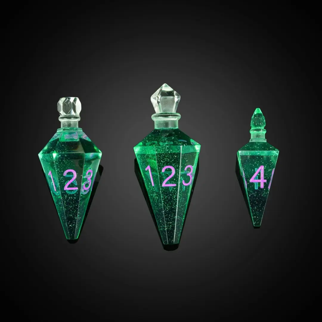 Lapi Toys D&D Potion Dice Set 7 Stuks - Groen