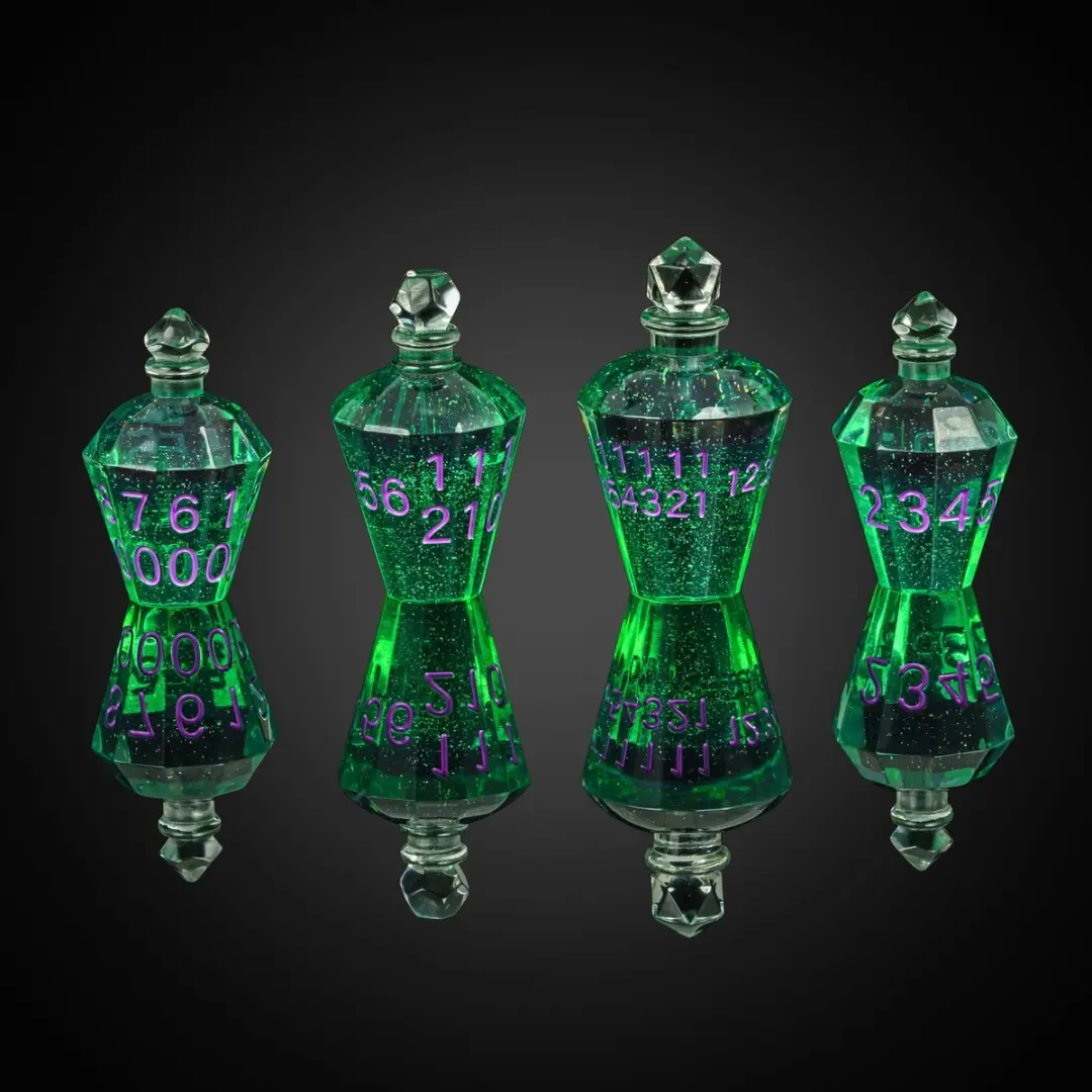 Lapi Toys D&D Potion Dice Set 7 Stuks - Groen