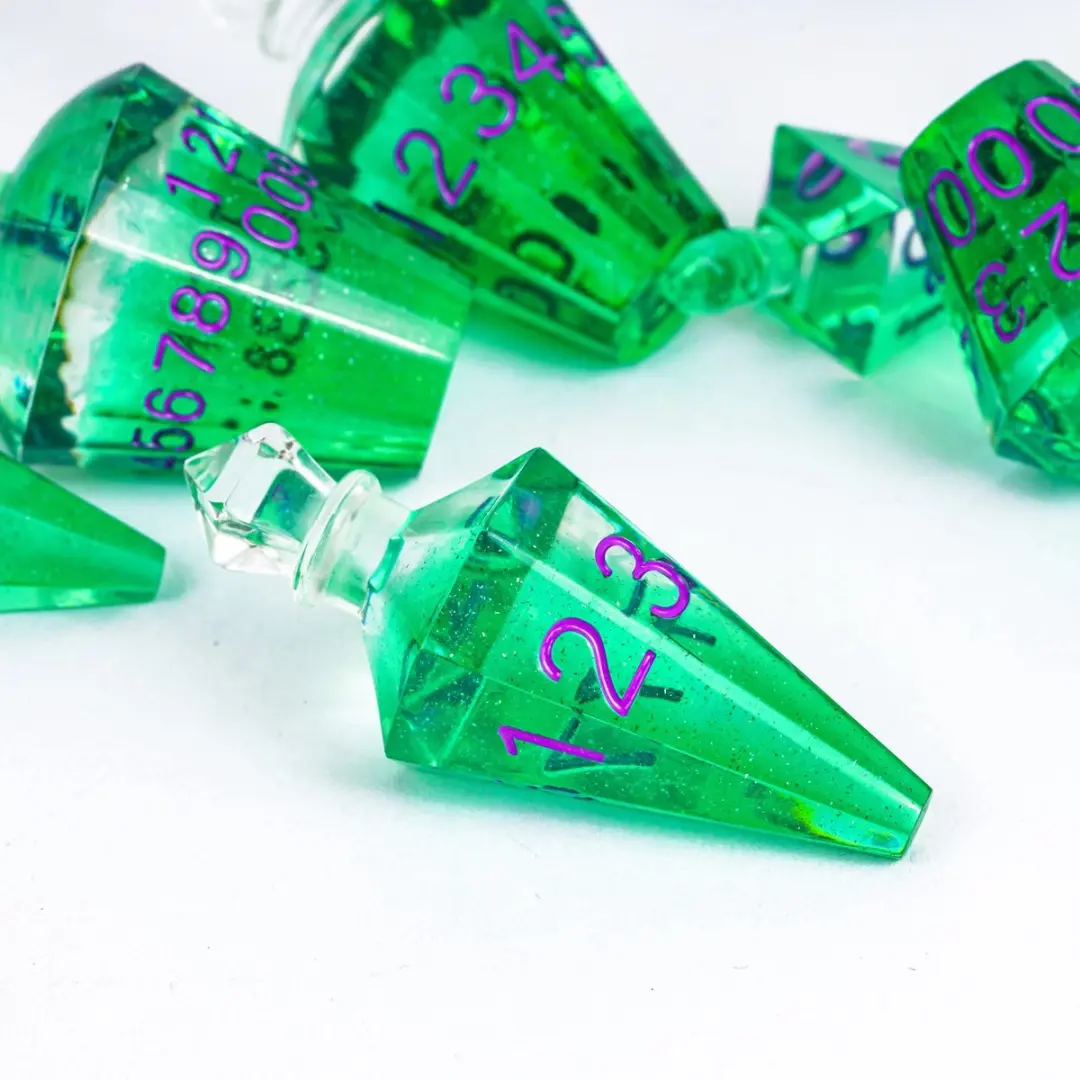 Lapi Toys D&D Potion Dice Set 7 Stuks - Groen