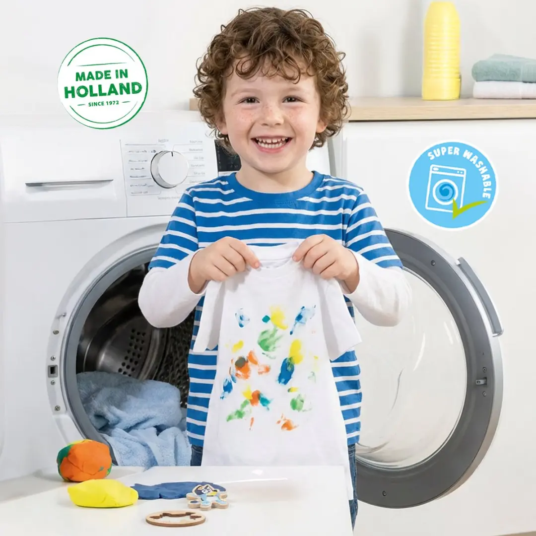 SES Creative Bluey Knutselklei 360g - 4 Kleuren - Vegan & Glutenvrij