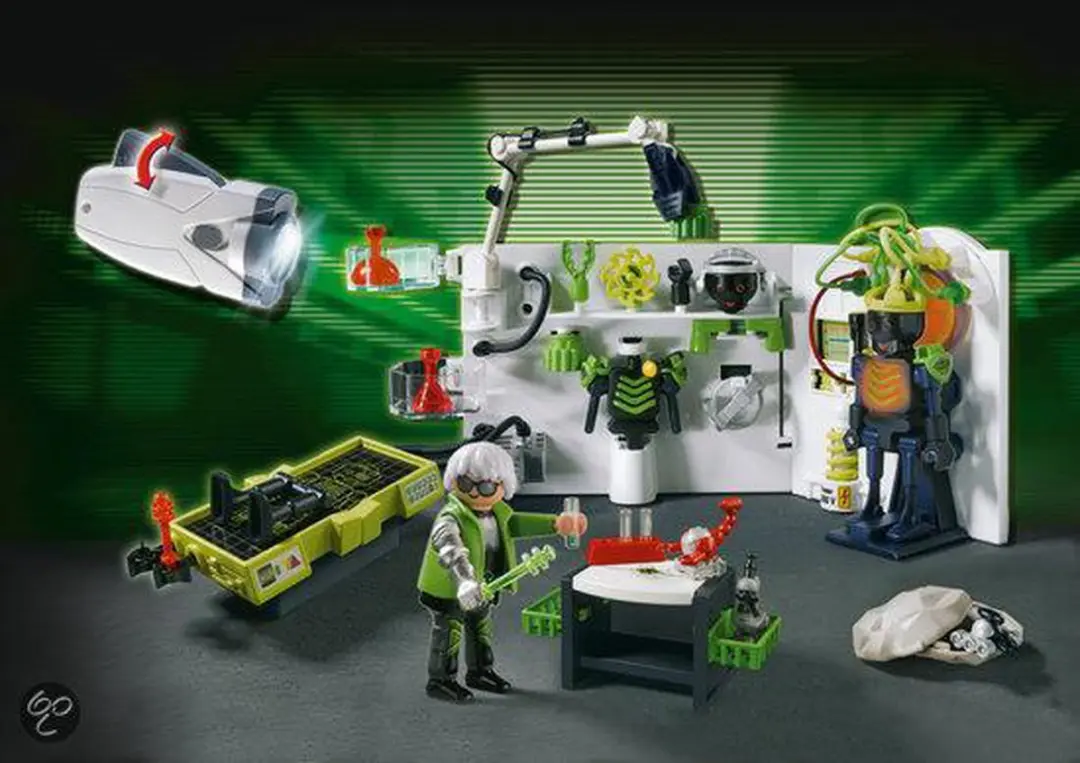 Playmobil Top Agents Robo-Gangsterlaboratorium 4880 - Multicolor