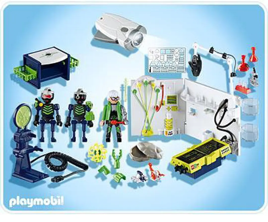 Playmobil Top Agents Robo-Gangsterlaboratorium 4880 - Multicolor