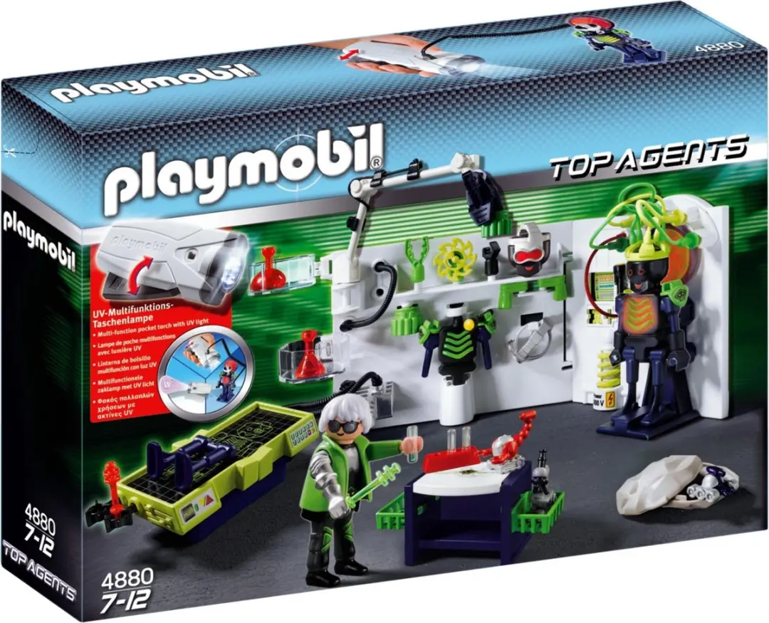 Playmobil Top Agents Robo-Gangsterlaboratorium 4880