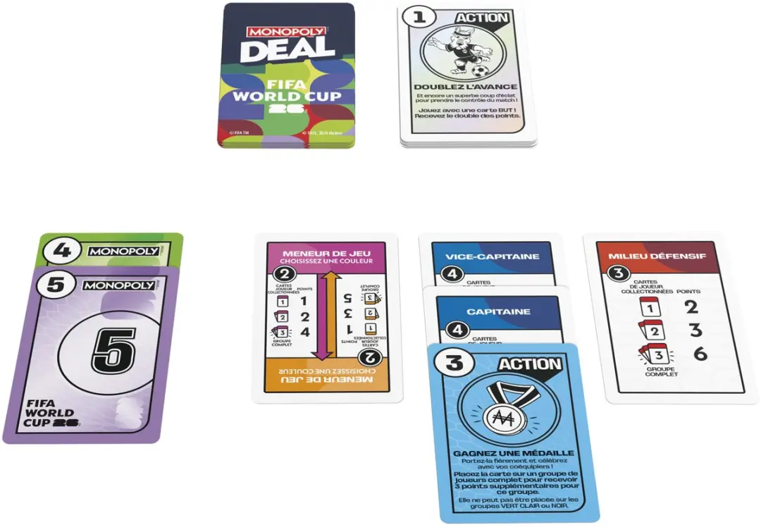 Monopoly Deal FIFA World Cup 2026 Kaartspel G3071 - Franstalig