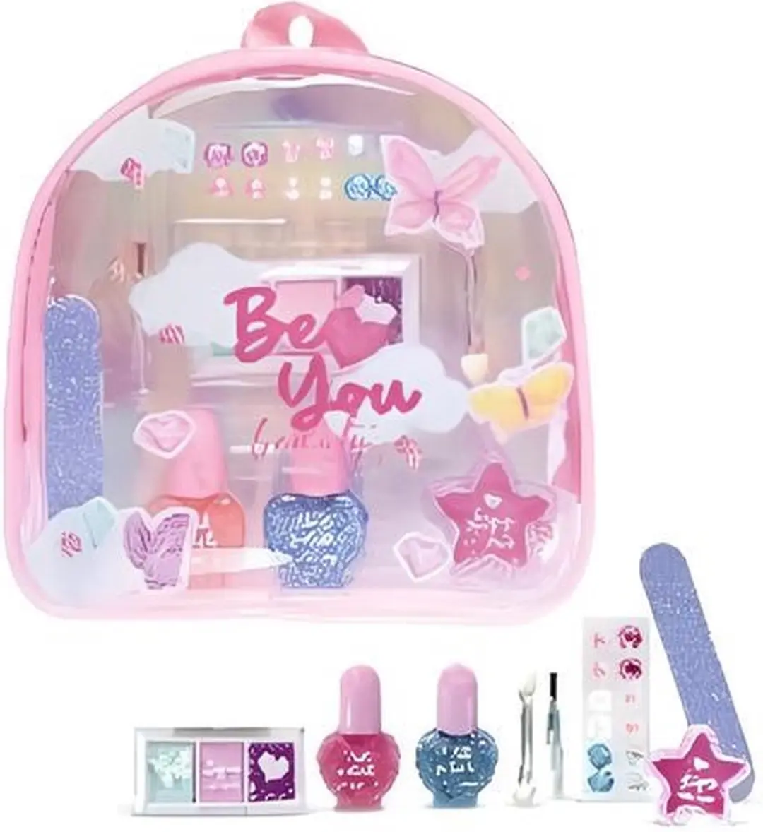 Treffina BeYou Cosmetica Rugzak Transparant