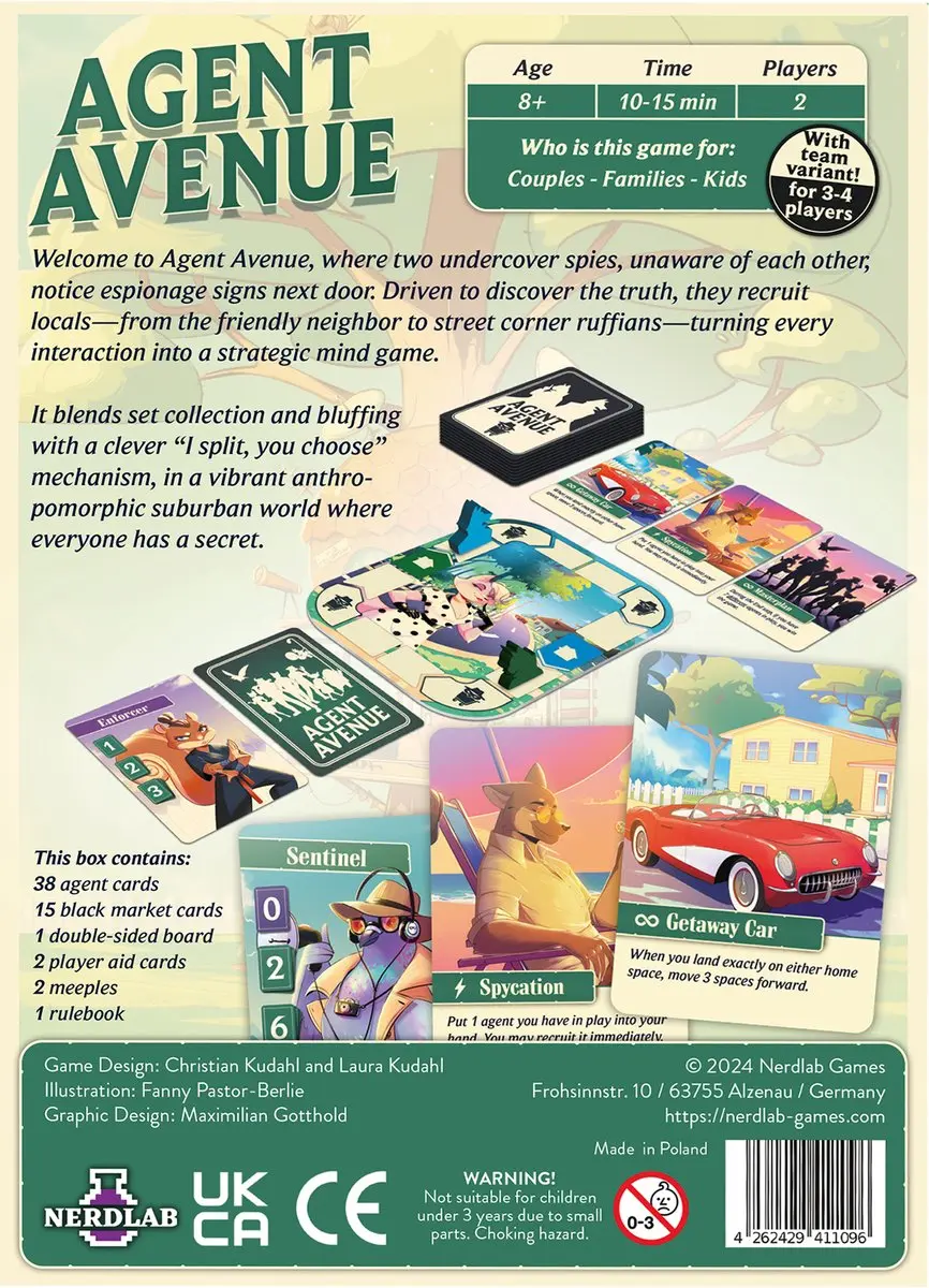 Asmodee Agent Avenue Bordspel - 2-4 Spelers