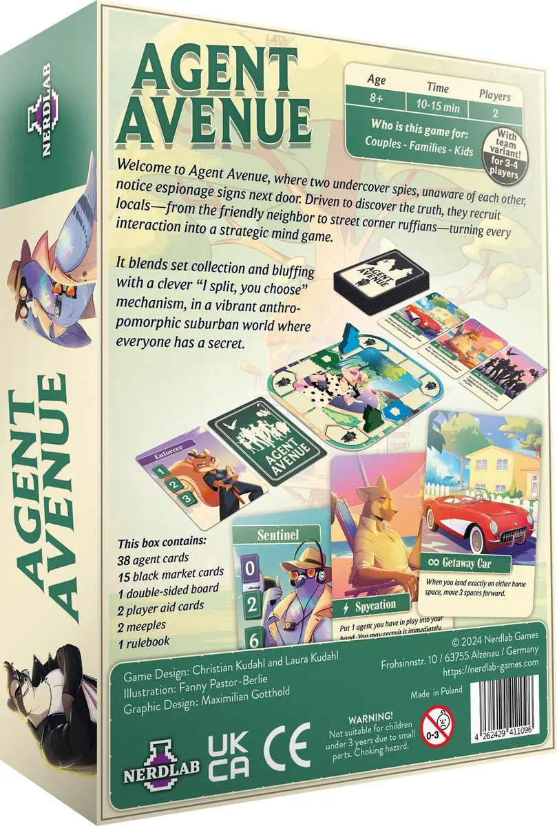 Asmodee Agent Avenue Bordspel - 2-4 Spelers