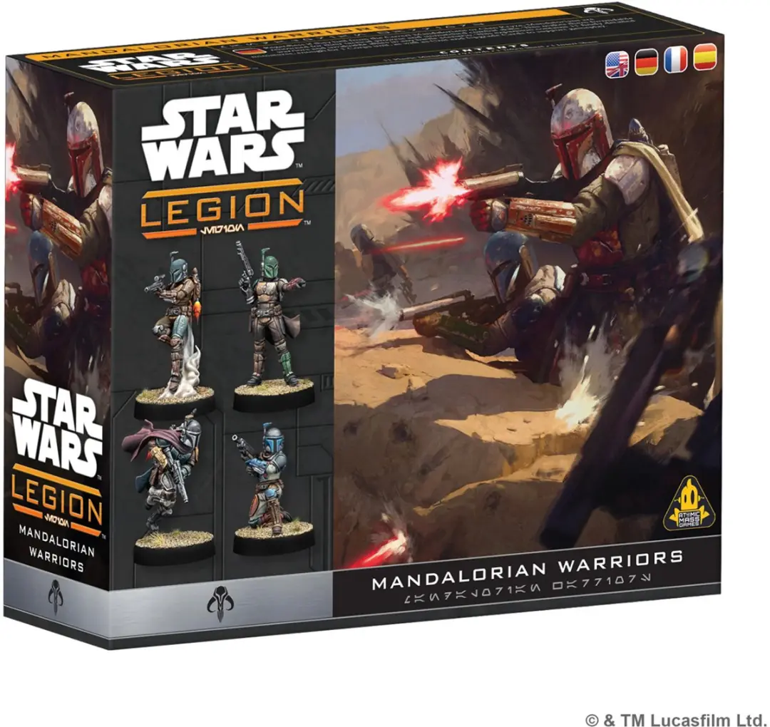 Atomic Mass Games Star Wars Legion Mandalorian Warriors Miniatuurspel