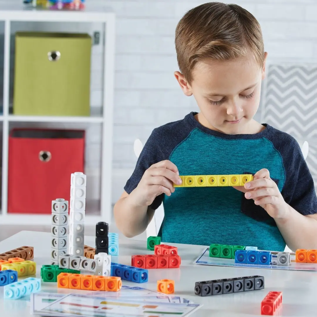 Learning Resources MathLink Cubes Rekenauto's Set - LSP9332-UK