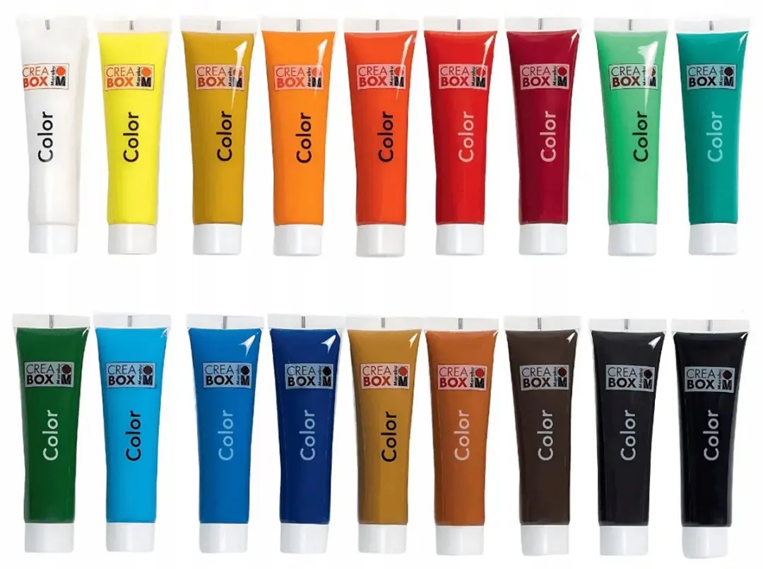 Marabu Crea Box Acrylverf Set 18 Kleuren