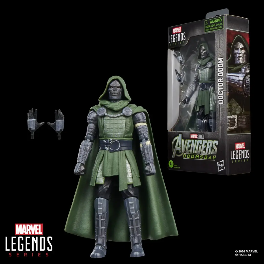 Marvel Legends Series Doctor Doom G2372 Actiefiguur 15cm - Groen - afbeelding 6 van 6