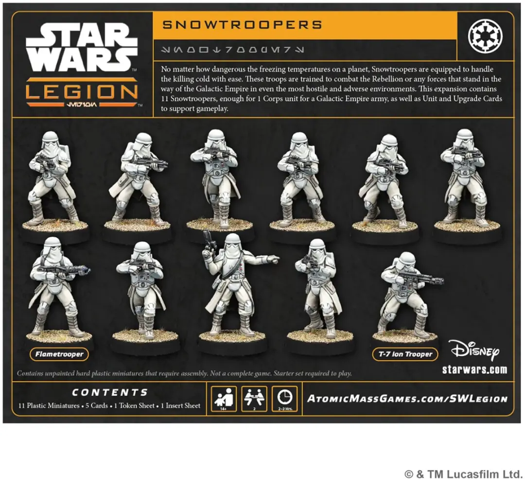 Atomic Mass Games Star Wars Legion Snowtroopers - Miniaturen