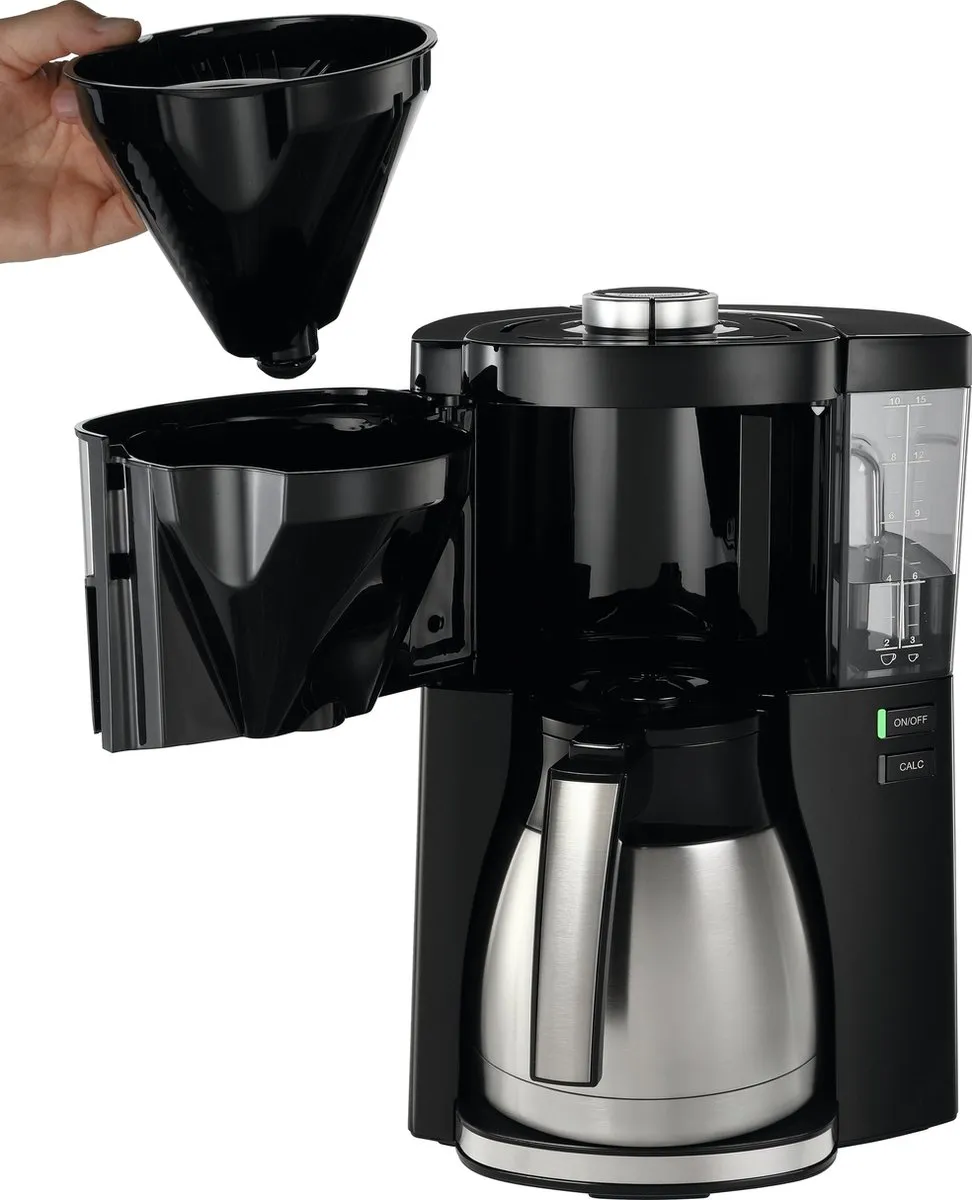 Melitta Look Therm Perfection 1025-16 Koffiezetapparaat - 10 Kopjes - 1,25L - Zwart