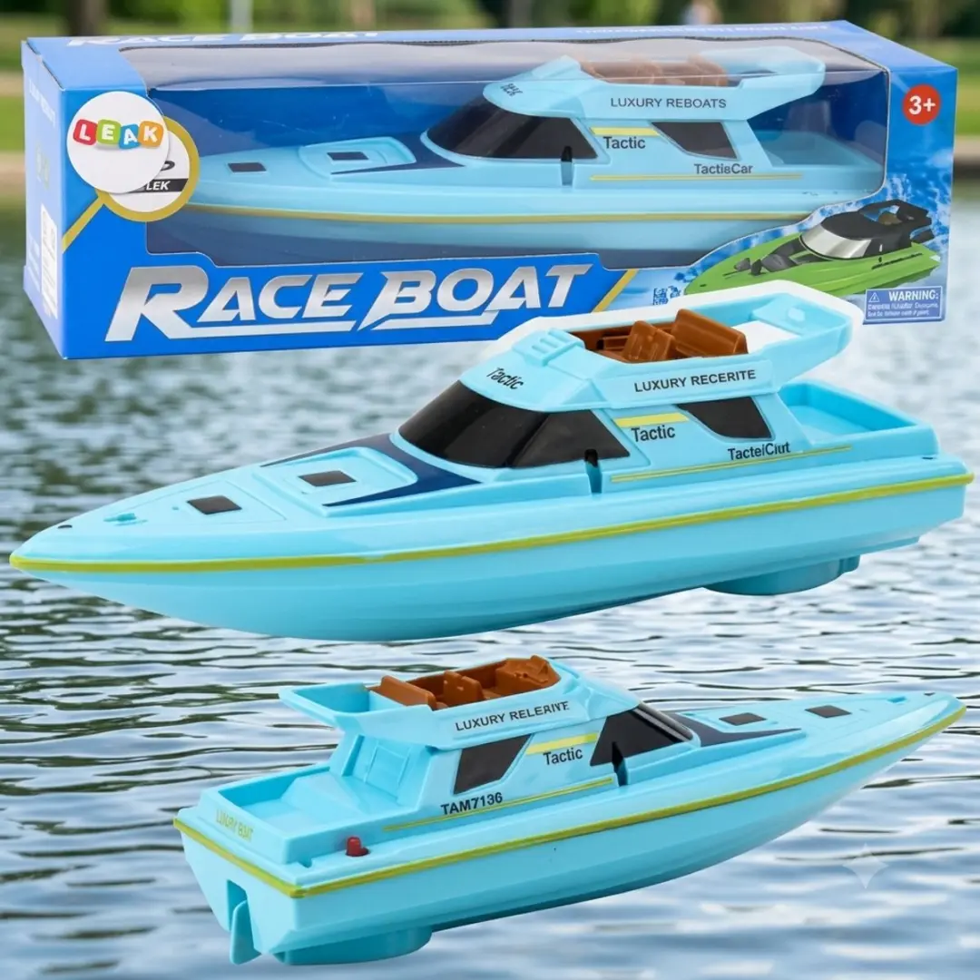 Lean Toys Race Boat Speedboot - Meerkleurig